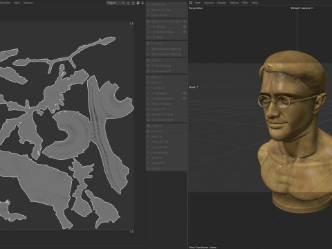 Daneil statue 3D 模型