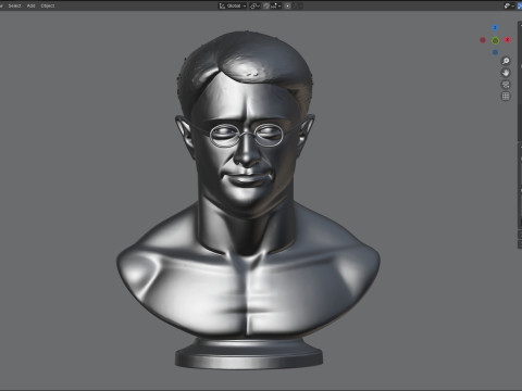 Daneil statue 3D 模型