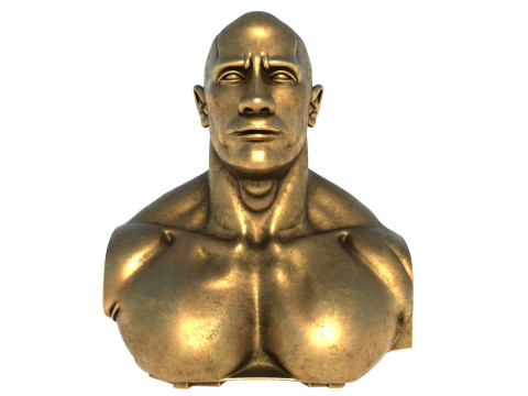 Dwyane statue 3D Model