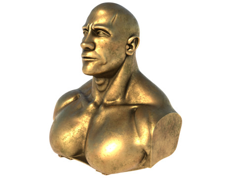 Dwyane statue 3D Model