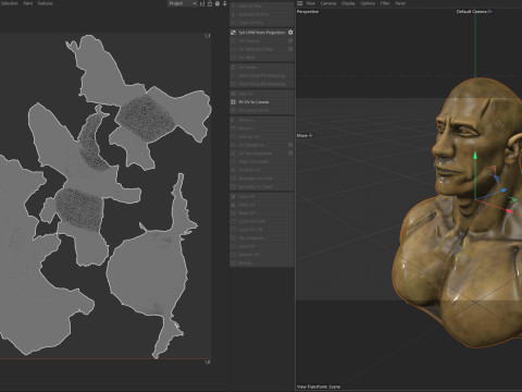 Dwyane statue 3D Model