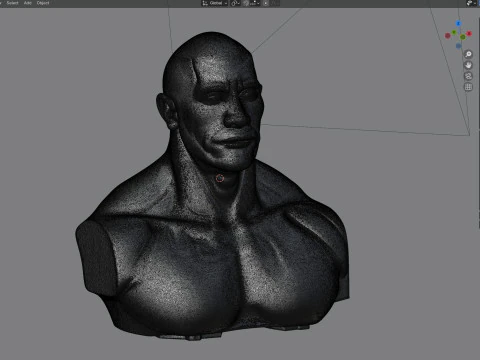 Dwyane statue 3D Model