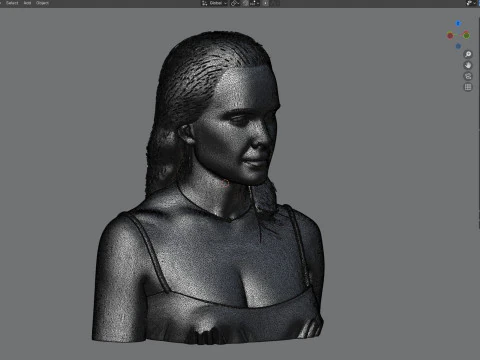 エマ像 3Dモデル