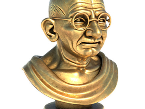 Gandhi statue Model 3D