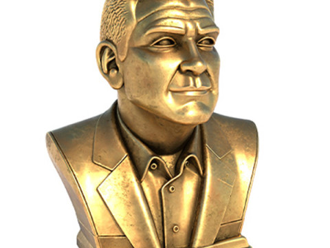 George Clooney statue Model 3D