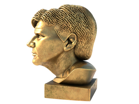 Harrison statue Modello 3D