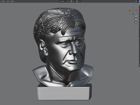 Harrison statue Modello 3D