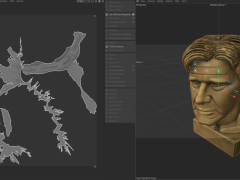Harrison statue Modello 3D