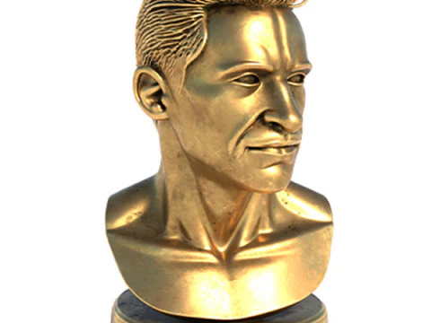 휴 동상 3D 모델