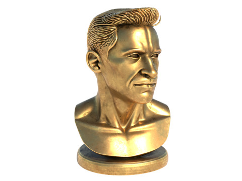 Hugh statue Model 3D