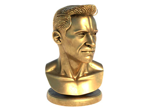 Hugh statue 3D Model