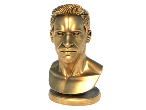 Hugh statue Model 3D