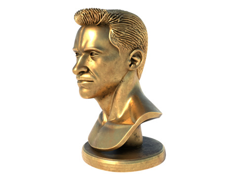 Hugh statue Model 3D