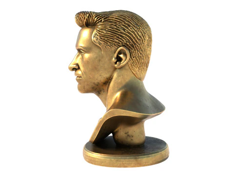 Hugh statue 3D Model
