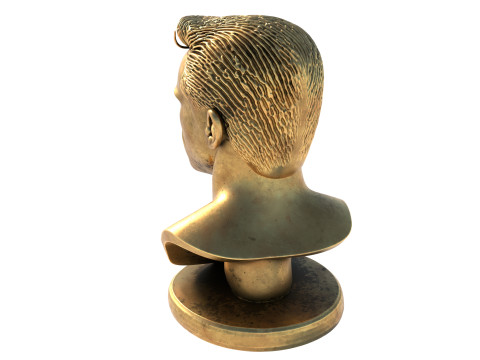 Hugh statue Model 3D