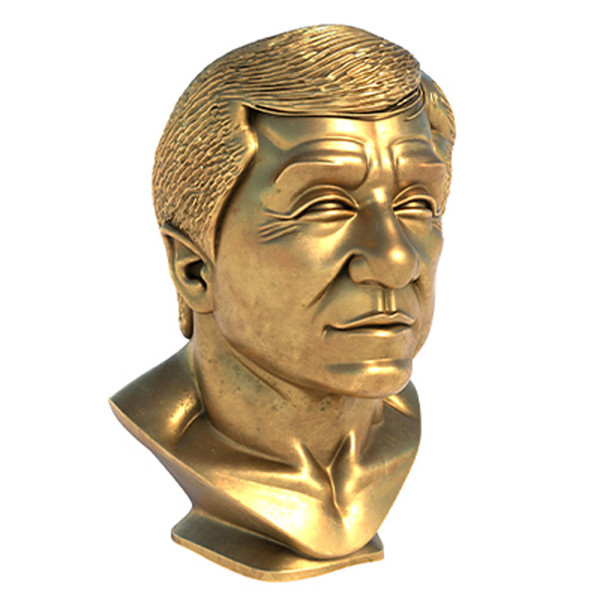 Jackie statue 3D Model .c4d .max .obj .3ds .fbx .stl .blend 