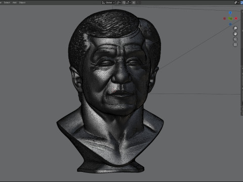 Jackie statue 3D Model