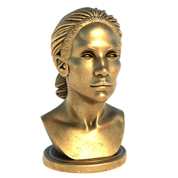 Jennifer statue 3D Model .c4d .max .obj .3ds .fbx .stl .blend 