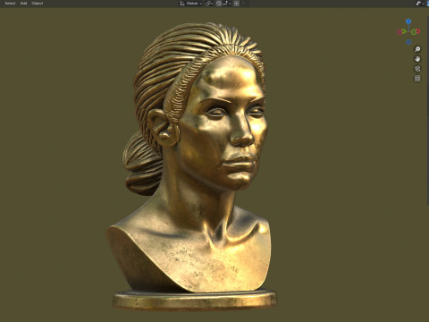 Jennifer statue 3Dモデル