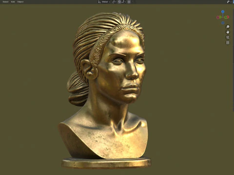 Jennifer statue 3D Model