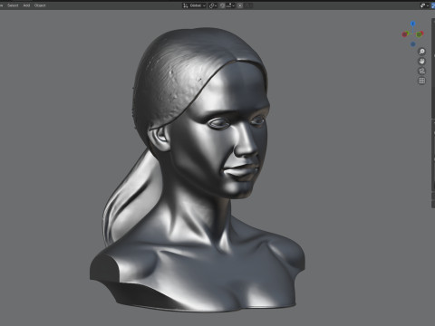 Jessica statue 3D Model