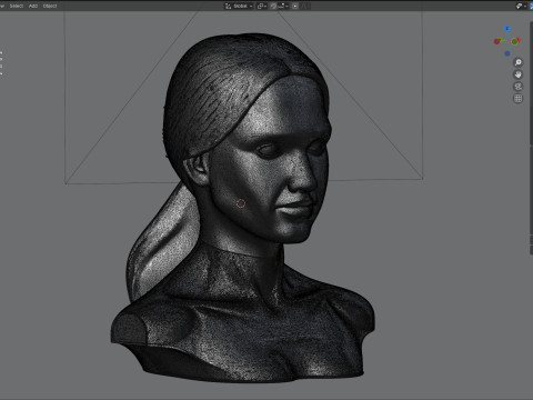 Jessica statue 3D Model