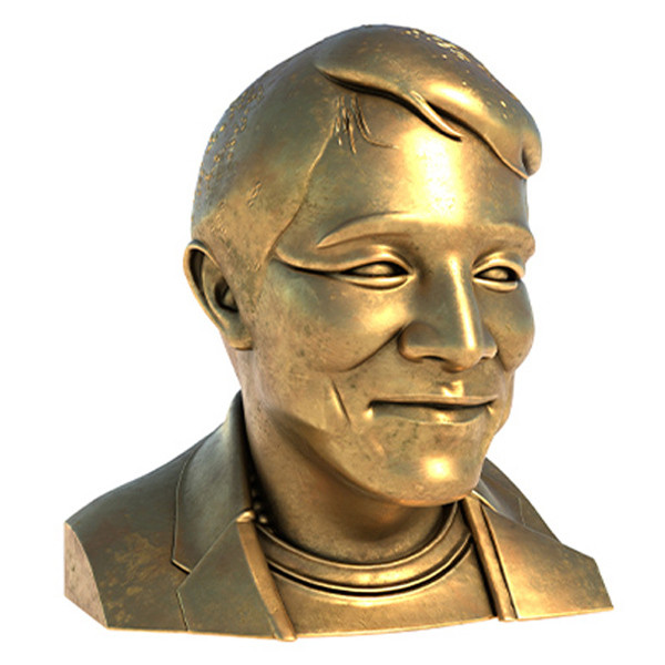 Jet li statue 3D 模型 .c4d .max .obj .3ds .fbx .stl .blend 