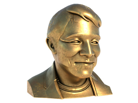 Jet li statue 3D 模型