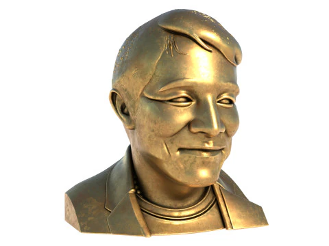 Jet li statue 3D Model