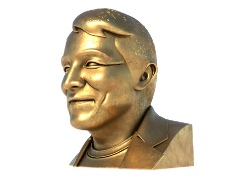 Jet li statue 3D Model