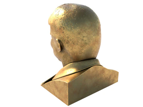 Jet li statue 3D Model
