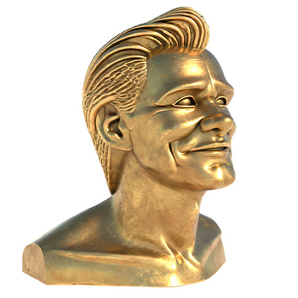 Jim statue 3D Model .c4d .max .obj .3ds .fbx .stl .blend 