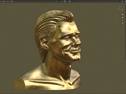 Jim statue 3D Model