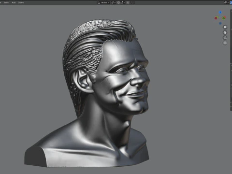 Jim statue 3D Model