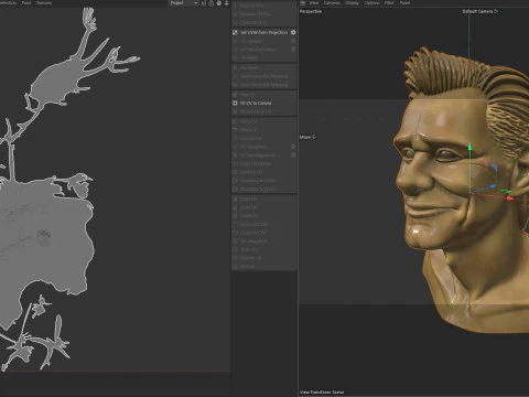 Jim statue 3D Model