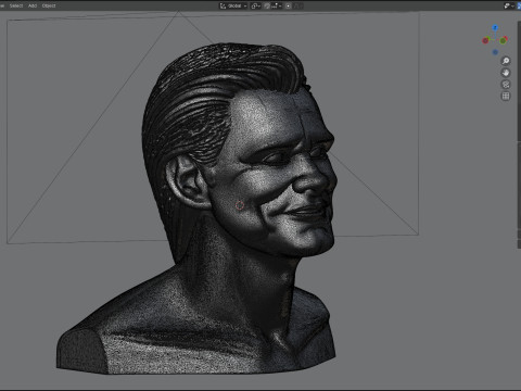 Jim statue Modelo 3D