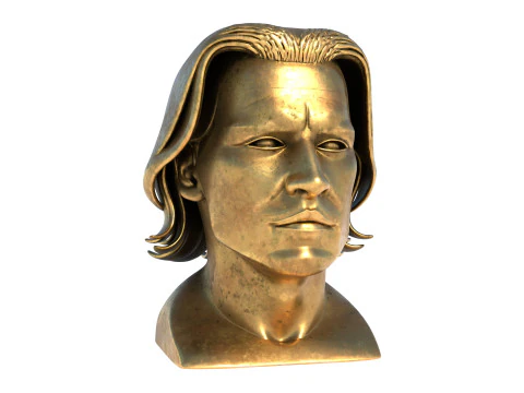 estatua de johnny depp Modelo 3D