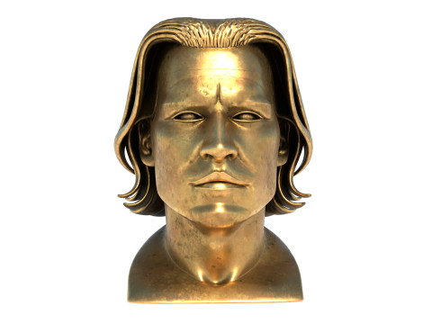 Jonny depp statue 3D Modell