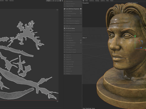 Kate statue 3D 模型