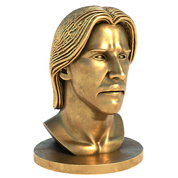 Keanu Reeves statue 3D Model .c4d .max .obj .3ds .fbx .stl .blend 