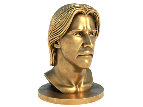 Keanu Reeves statue 3D Model