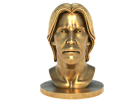 Keanu Reeves statue 3D Model