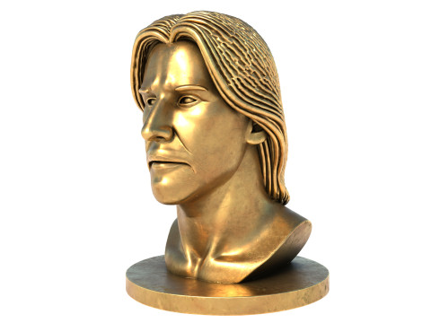Keanu Reeves statue 3D Model