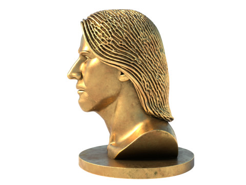 Keanu Reeves statue 3D Model