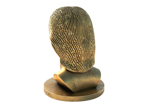 Keanu Reeves statue 3D Model