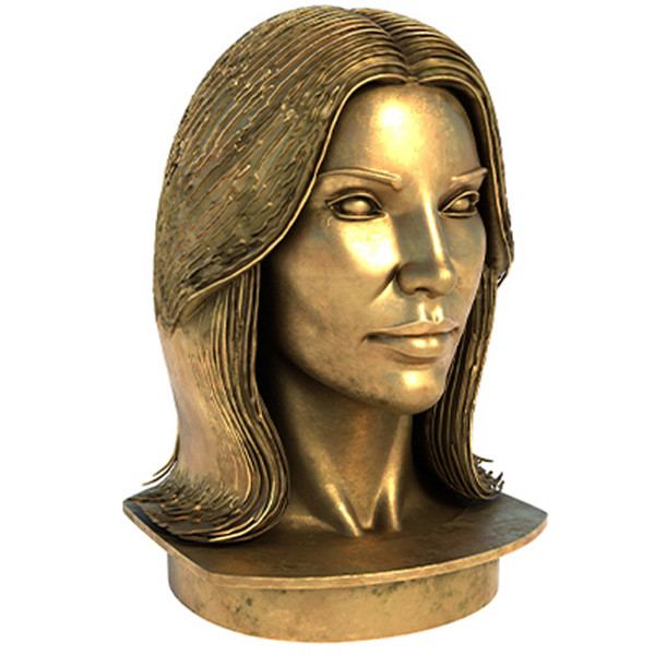 Kim statue 3D Model .c4d .max .obj .3ds .fbx .stl .blend