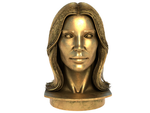 Kim statue 3D Model