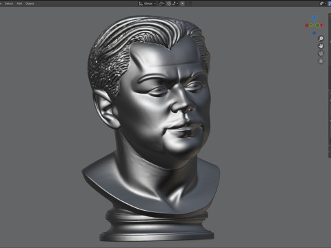 Leonardo statue Modèle 3D