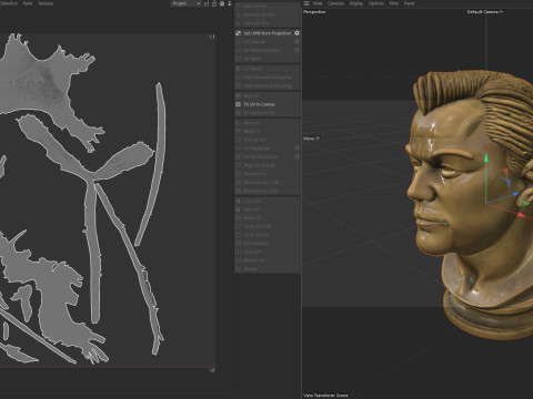 Leonardo statue Modèle 3D