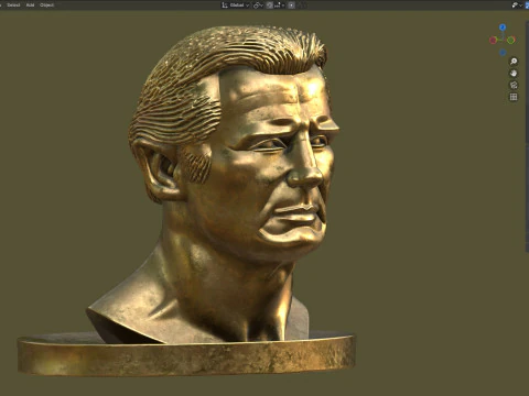 Pomnik Liama Model 3D